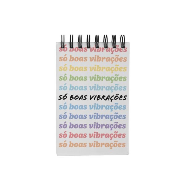 Bloco de Notas 10x15cm - Boas Vibrações - Imagem 3