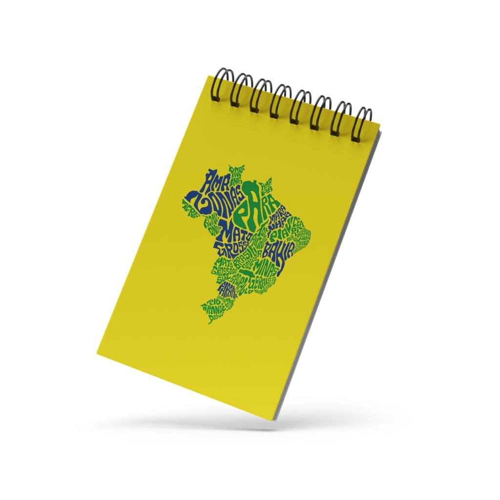 Bloco de Notas 10x15cm - Brasil em Palavras