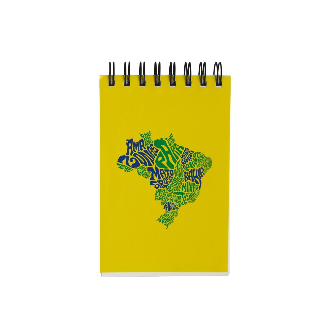 Bloco de Notas 10x15cm - Brasil em Palavras