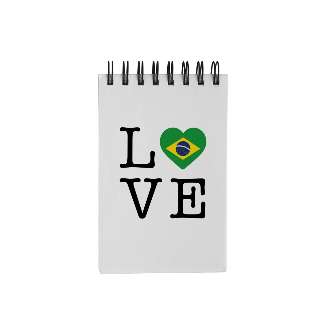 Bloco de Notas 10x15cm - Love Brasil