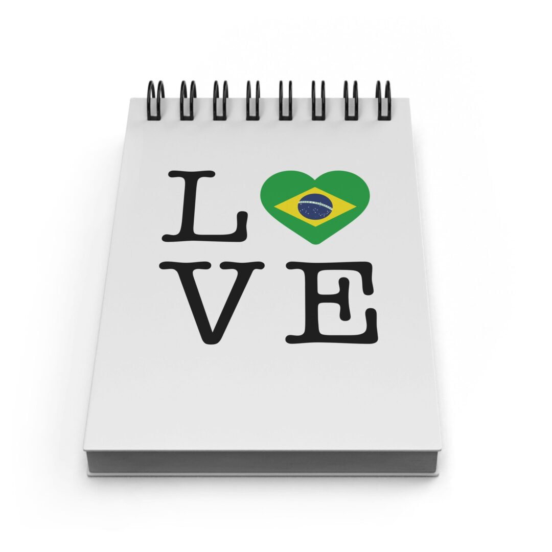 Bloco de Notas 10x15cm - Love Brasil