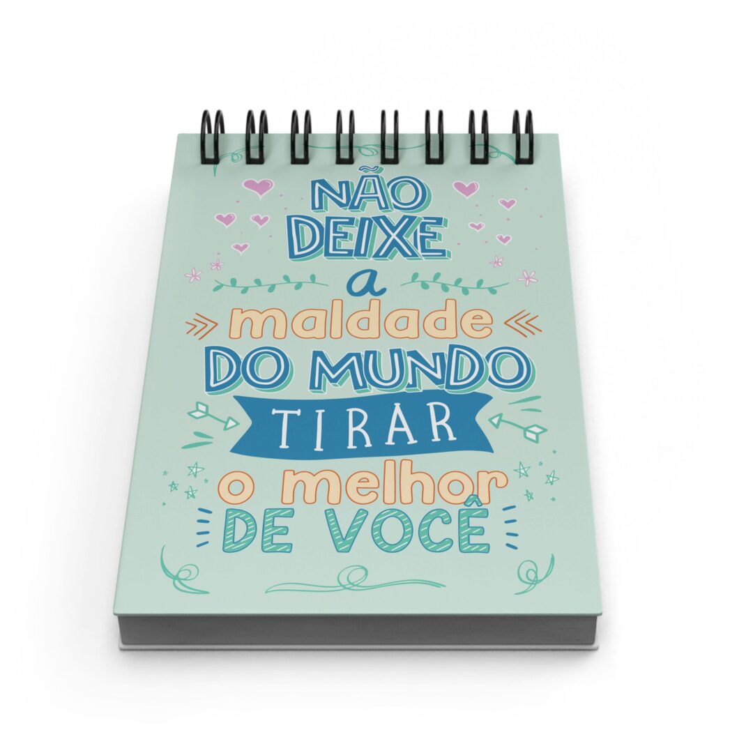 Bloco de Notas 10x15cm - Maldade do Mundo