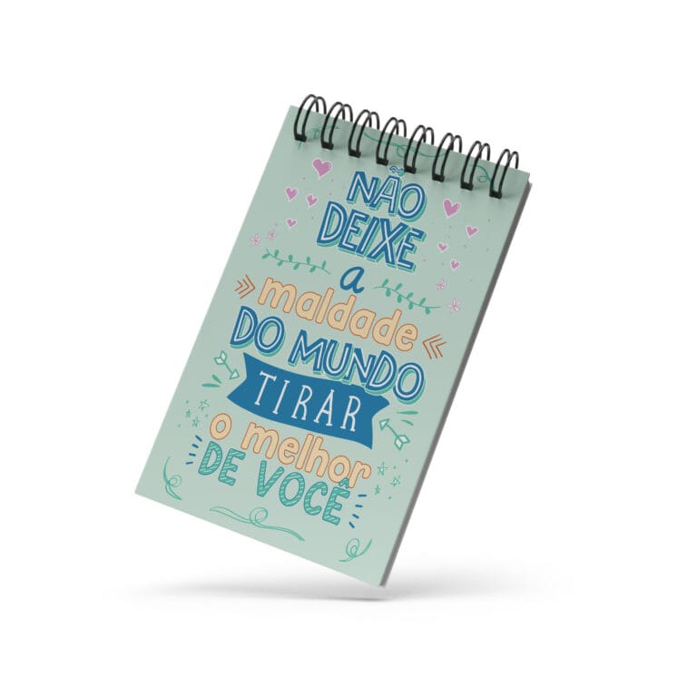 Bloco de Notas 10x15cm – Maldade do Mundo