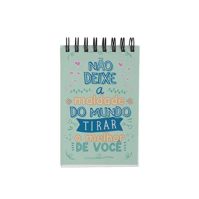 Bloco de Notas 10x15cm – Maldade do Mundo