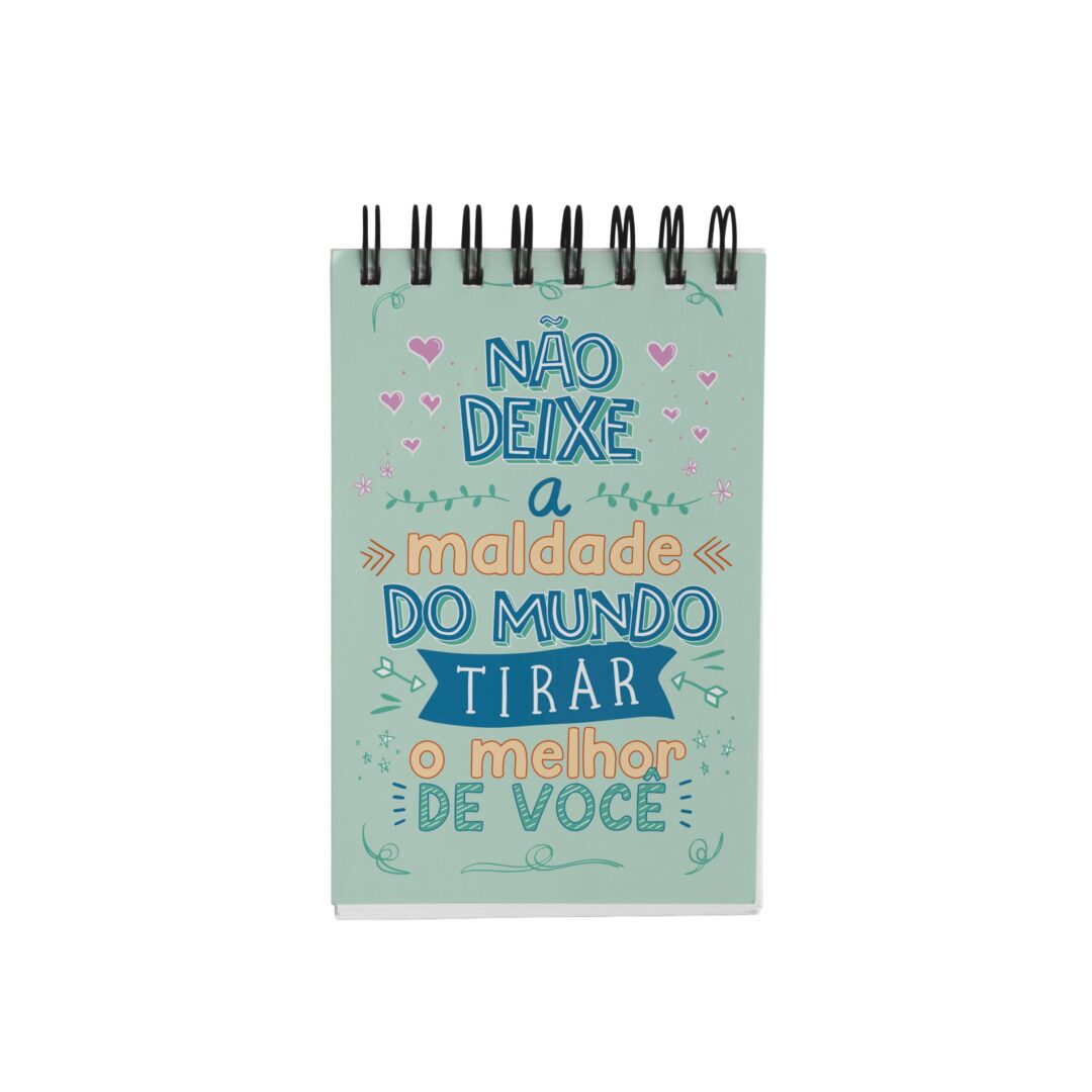 Bloco de Notas 10x15cm - Maldade do Mundo