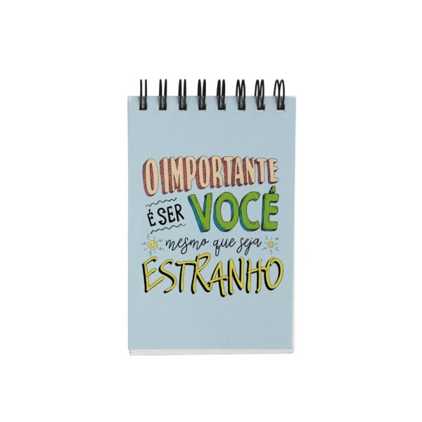 Bloco de Notas 10x15cm - Mesmo que Seja Estranho - Imagem 2