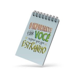 Bloco de Notas 10x15cm - Mesmo que Seja Estranho