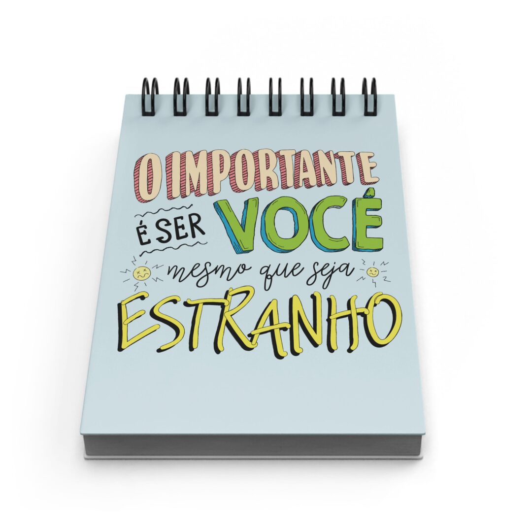 Bloco de Notas 10x15cm - Mesmo que Seja Estranho