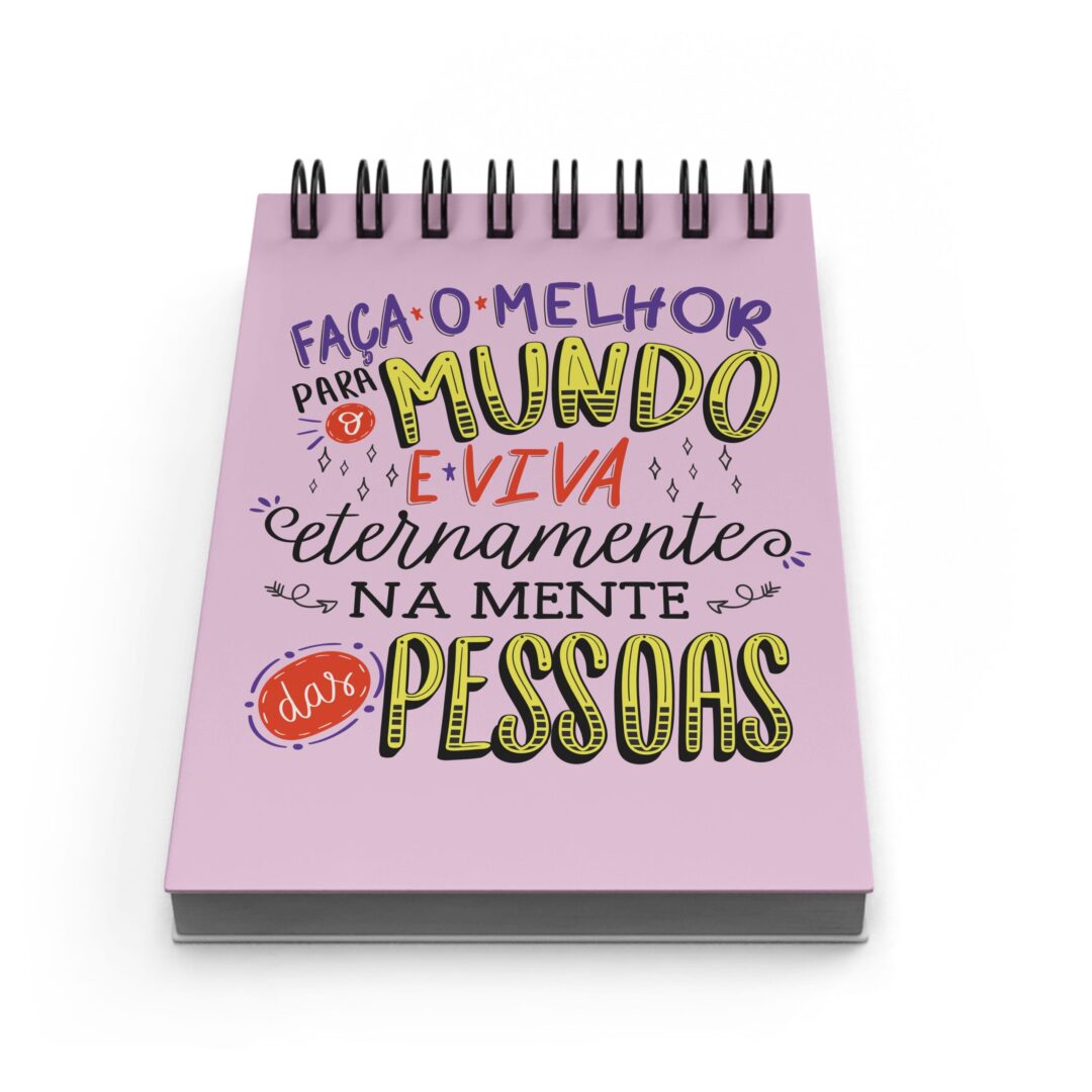 Bloco de Notas 10x15cm - Na Mente das Pessoas