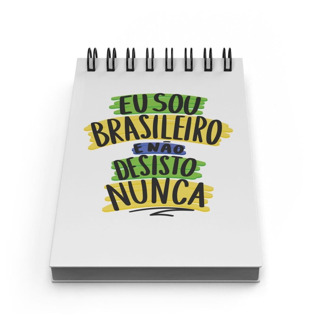 Bloco de Notas 10x15cm - Não Desisto Nunca - Branco