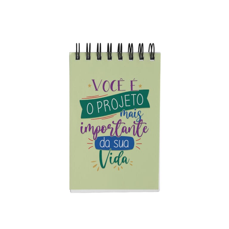 Bloco de Notas 10x15cm – Projeto Mais Importante