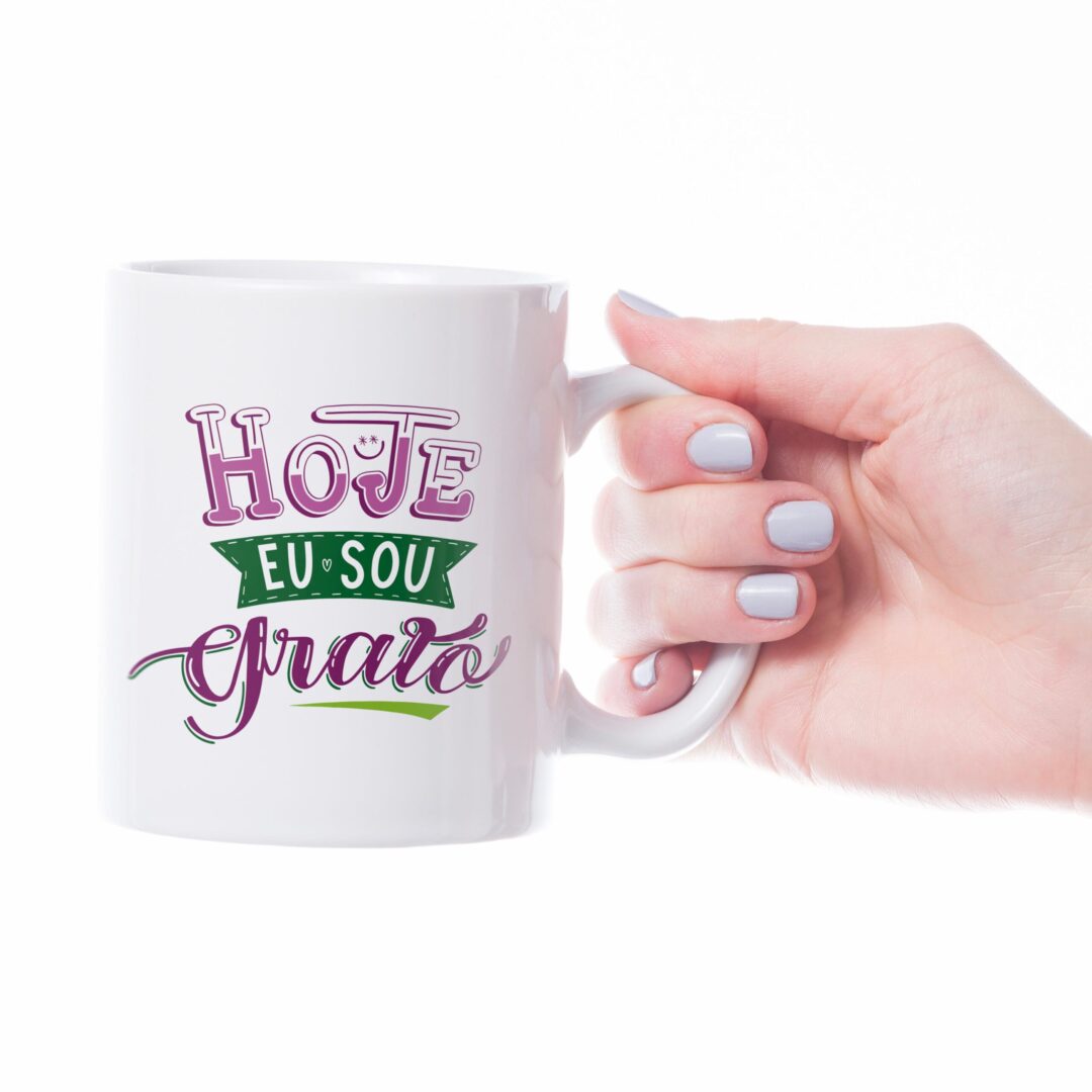 Caneca Cerâmica - Hoje Eu Sou Grato