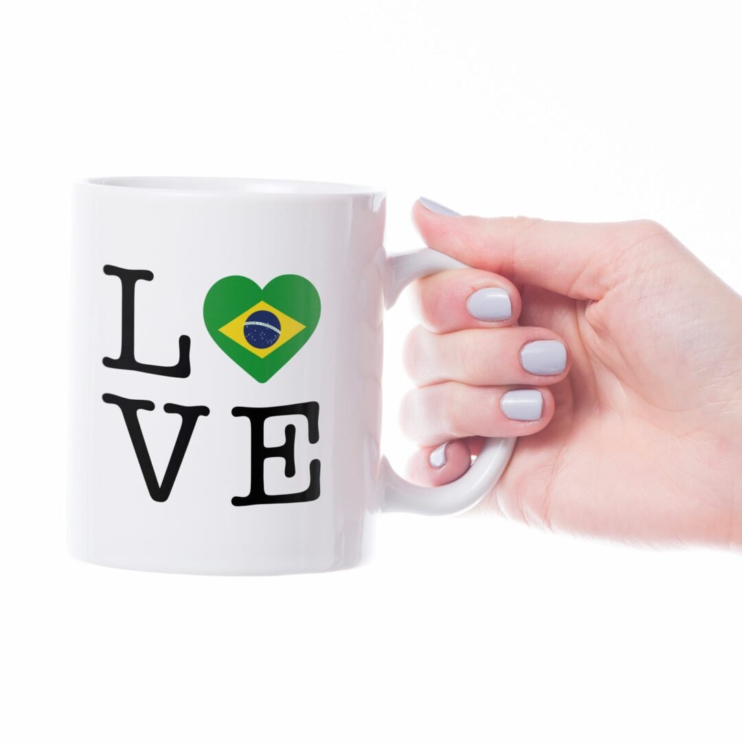 Caneca Cerâmica - Love Brasil