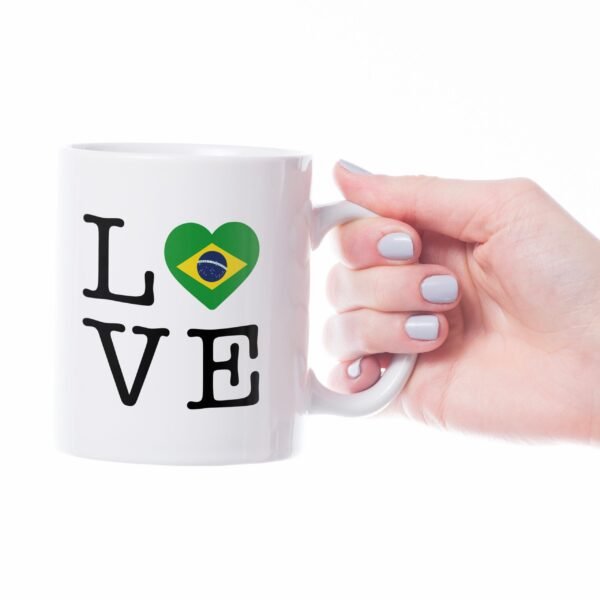 Caneca Cerâmica - Love Brasil - Imagem 3