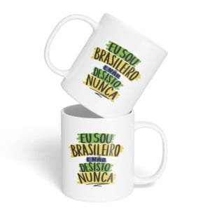 Caneca Cerâmica - Não Desisto Nunca