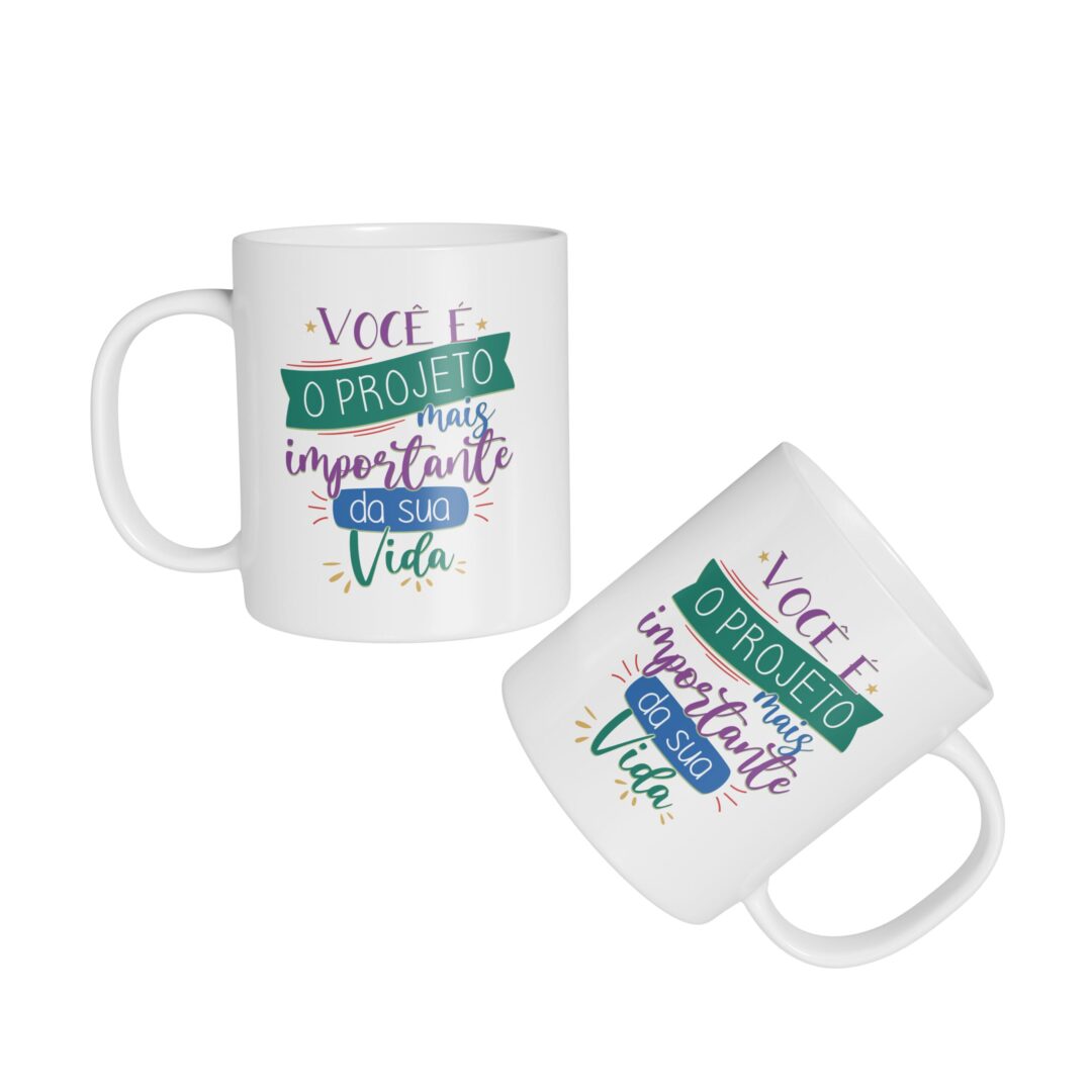 Caneca Cerâmica - Projeto Mais Importante