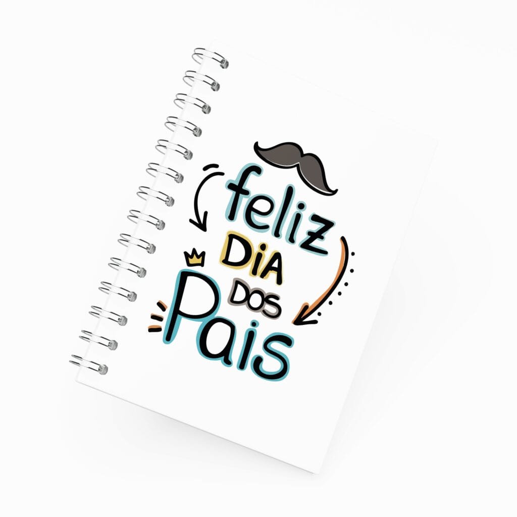Caderno Grande 19x27cm - Feliz Dia dos Pais