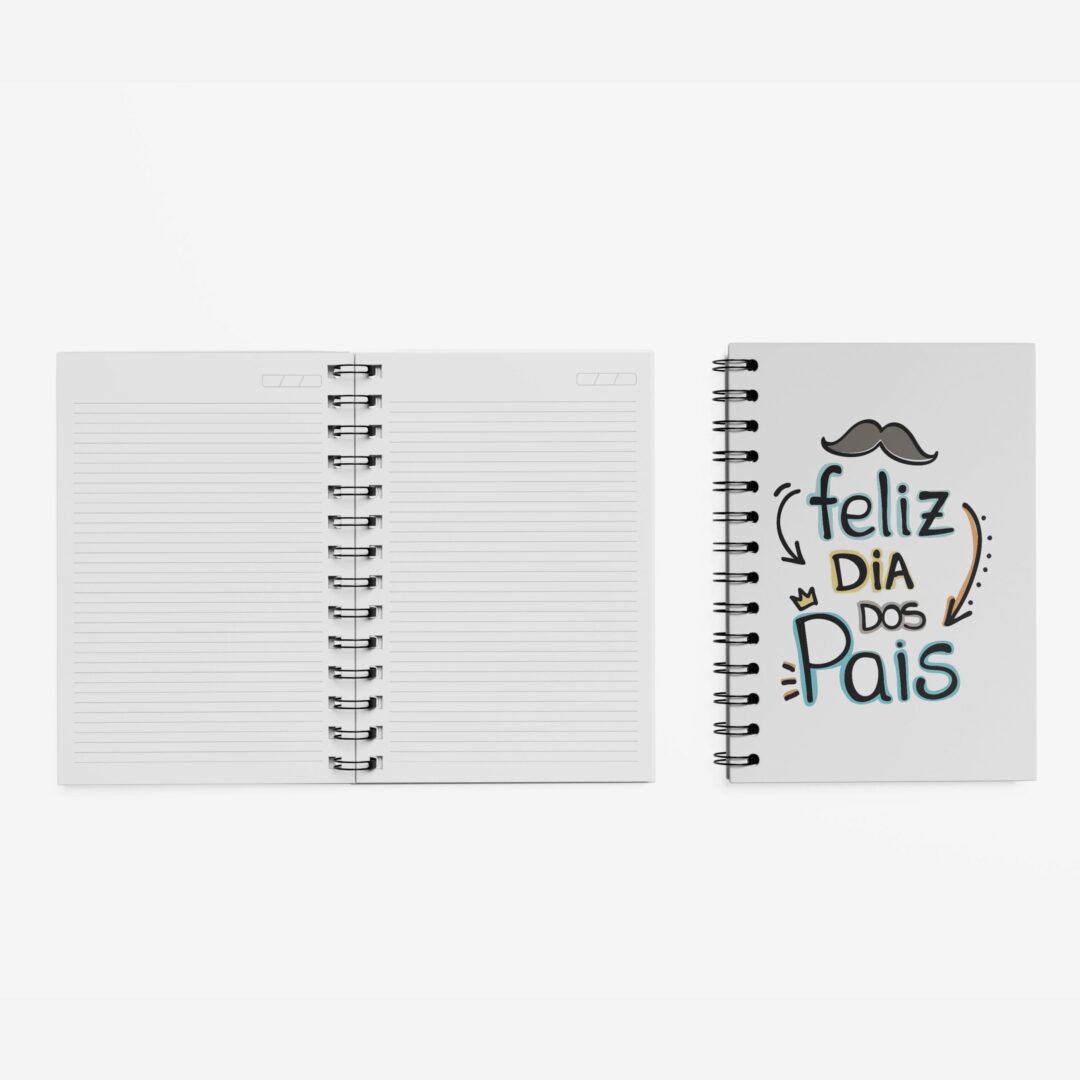 Caderno Grande 19x27cm - Feliz Dia dos Pais