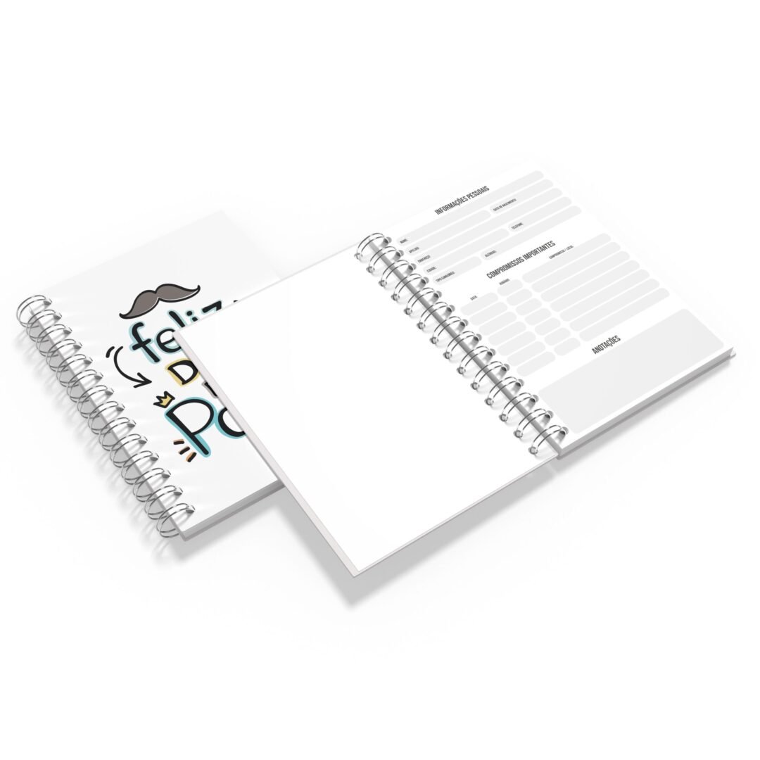 Caderno Grande 19x27cm - Feliz Dia dos Pais