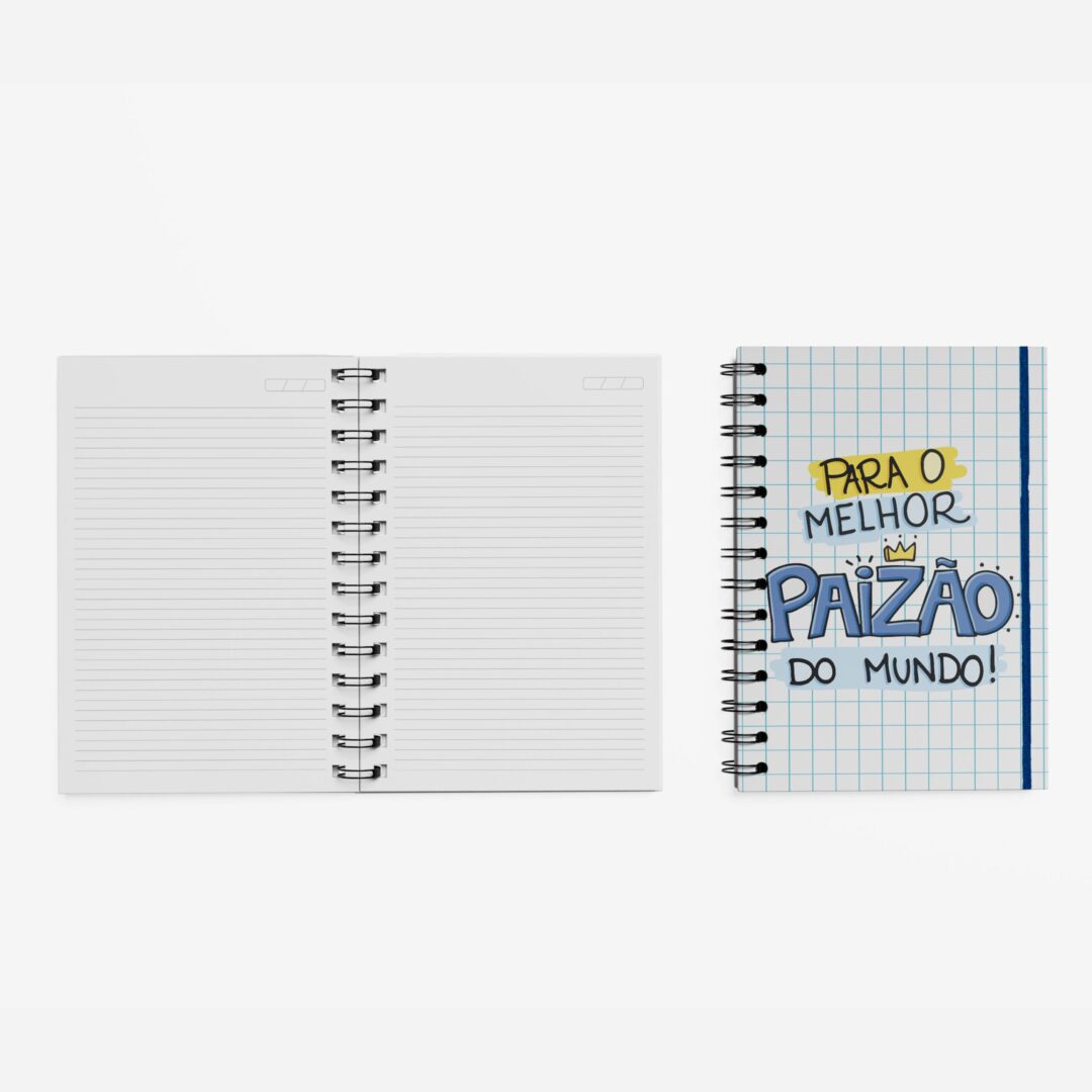 Caderno Grande 19x27cm - Melhor Paizão do Mundo