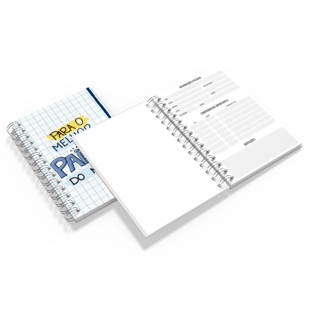 Caderno Grande 19x27cm - Melhor Paizão do Mundo