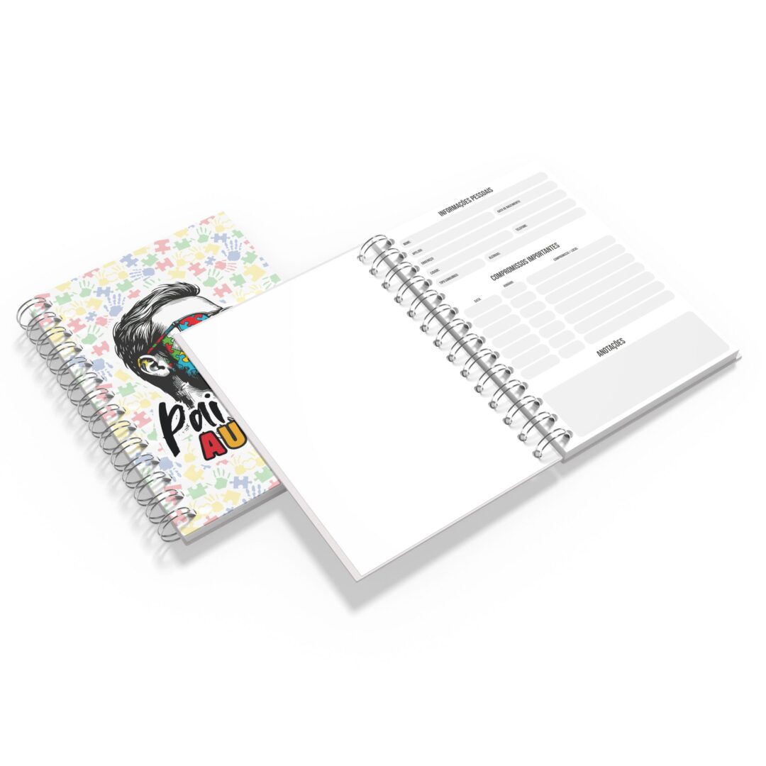 Caderno Grande 19x27cm - Pai de Autista