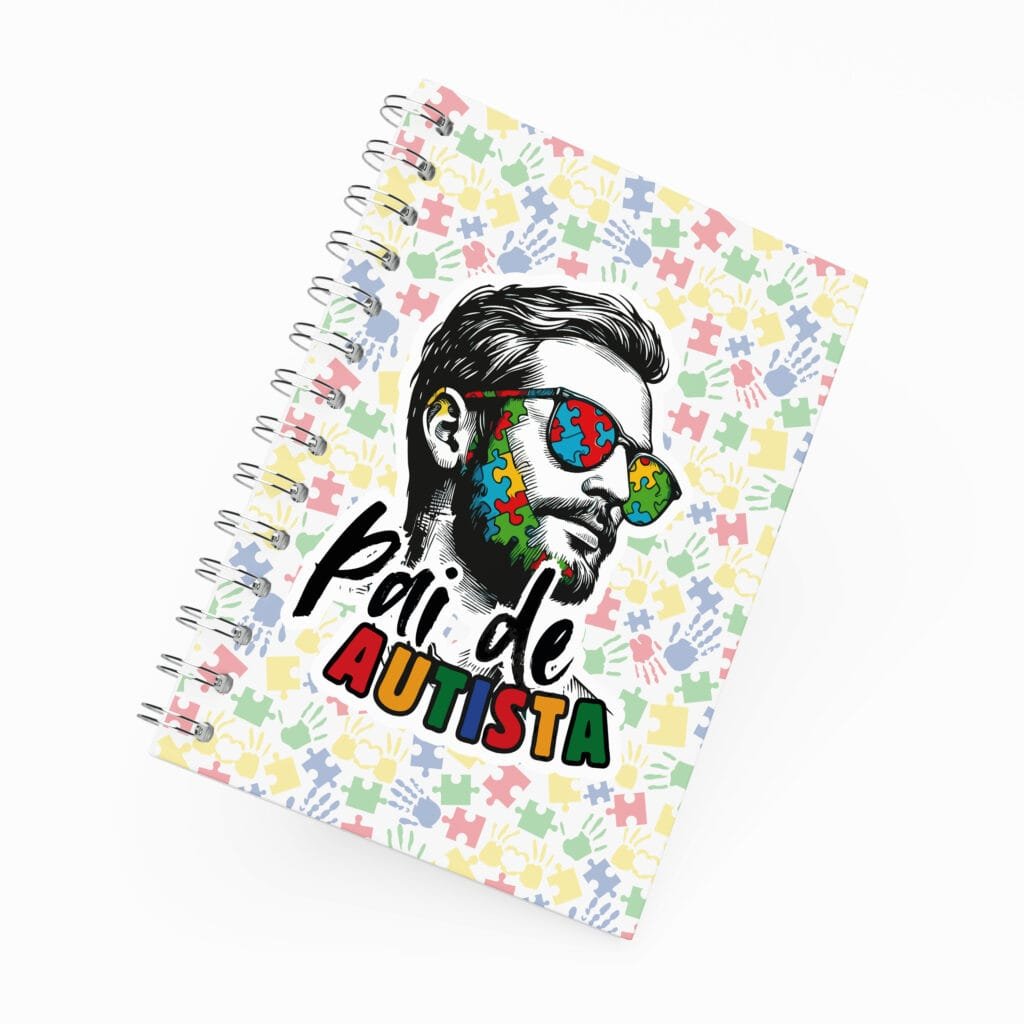 Caderno Grande 19x27cm - Pai de Autista