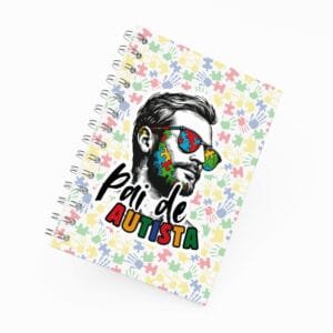Caderno Grande 19x27cm - Pai de Autista