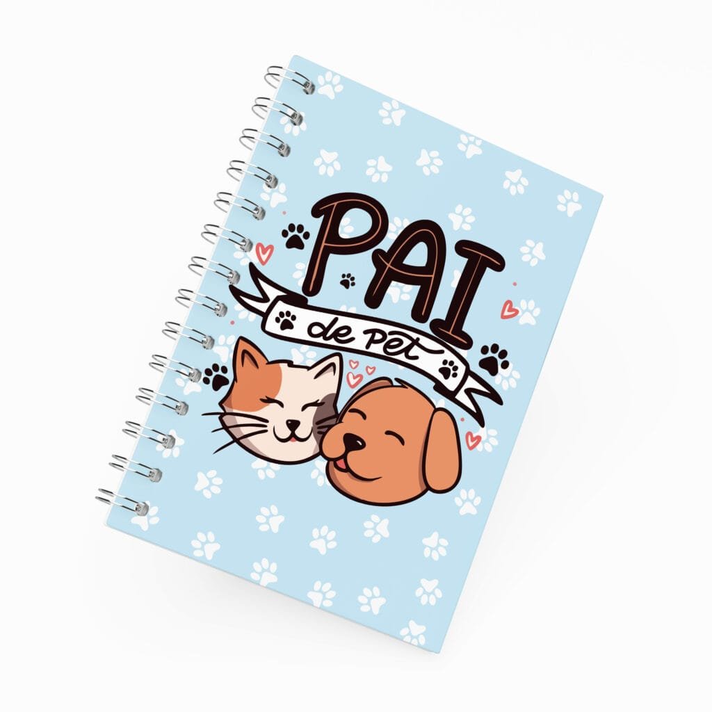 Caderno Grande 19x27cm - Pai de Pet