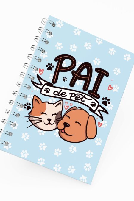 Caderno Grande 19x27cm - Pai de Pet