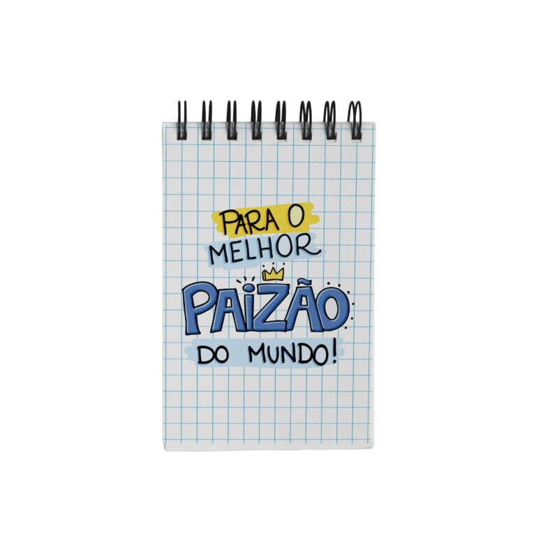 Bloco de Notas 10x15cm – Melhor Paizão do Mundo