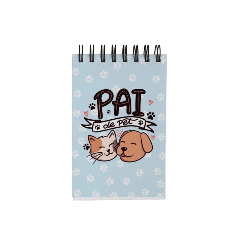 Bloco de Notas 10x15cm – Pai de Pet