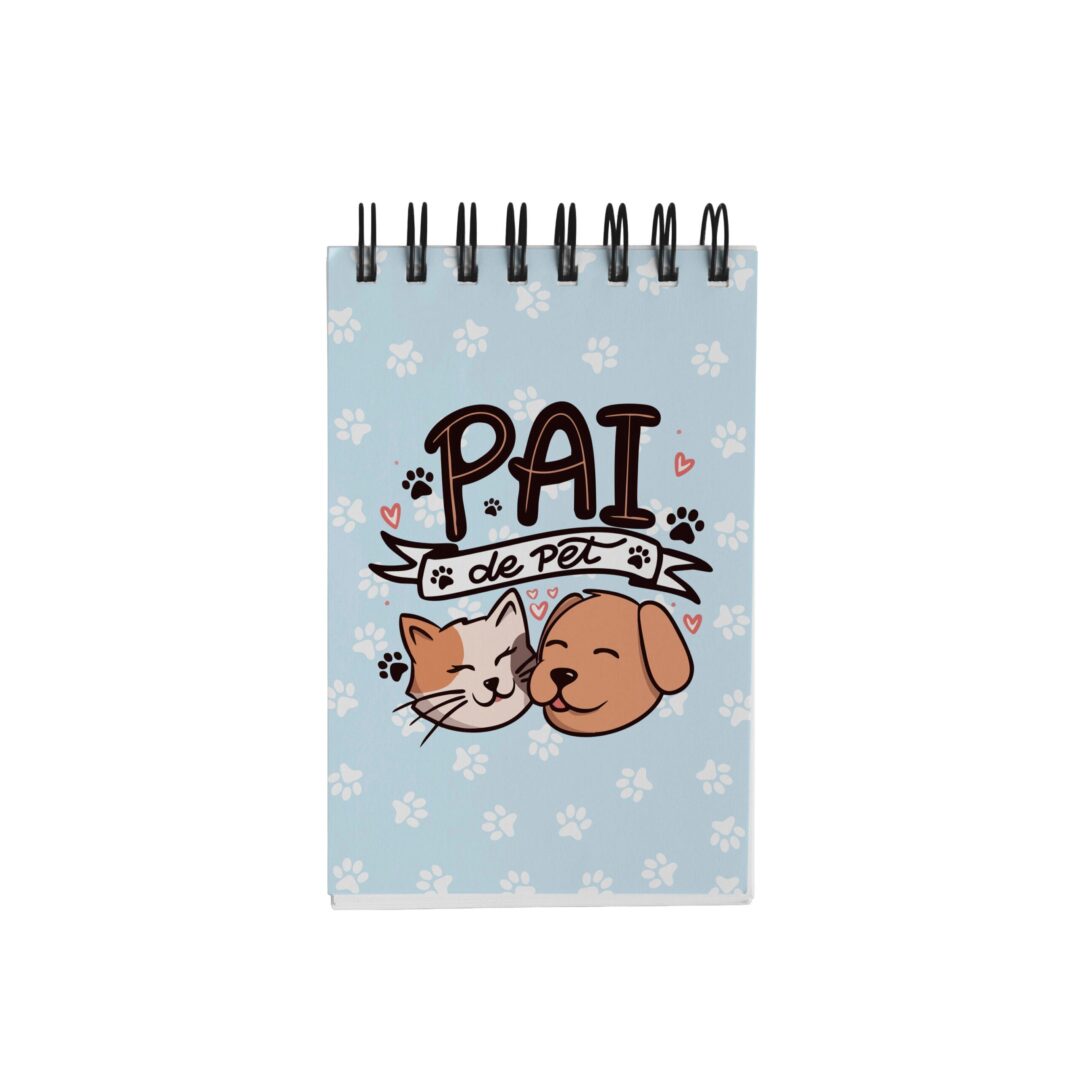 Bloco de Notas 10x15cm - Pai de Pet