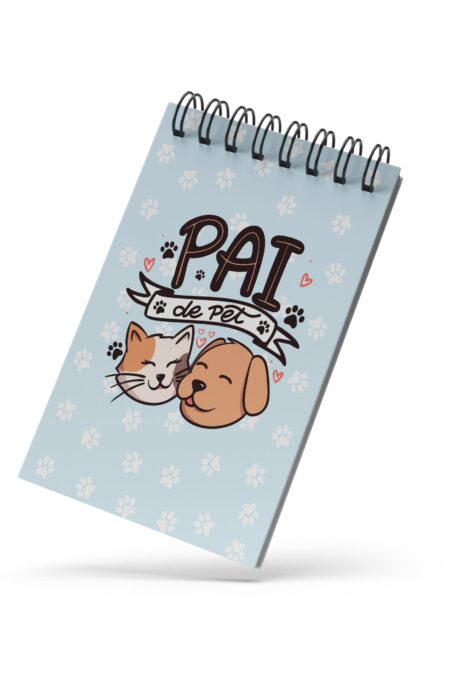 Bloco de Notas 10x15cm - Pai de Pet