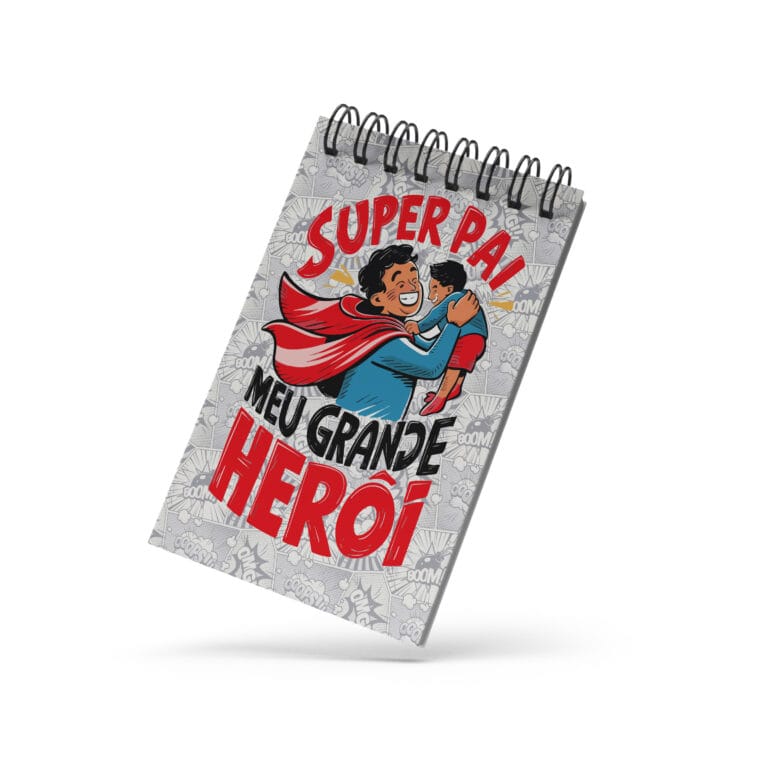 Bloco de Notas 10x15cm – Super Pai