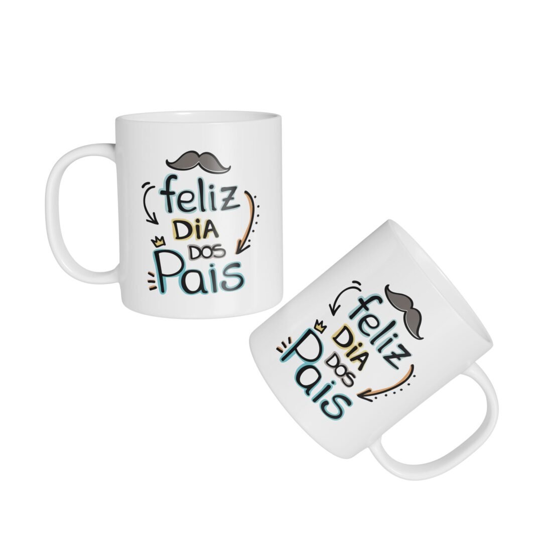Caneca Cerâmica - Feliz Dia dos Pais