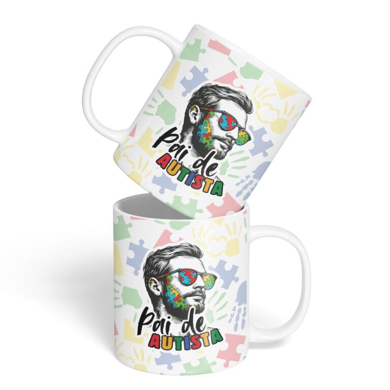 Caneca Cerâmica – Pai de Autista