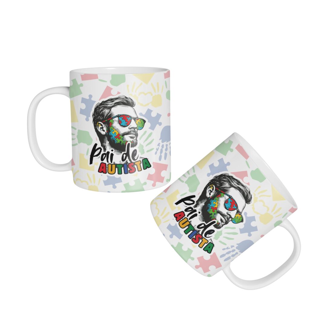 Caneca Cerâmica - Pai de Autista