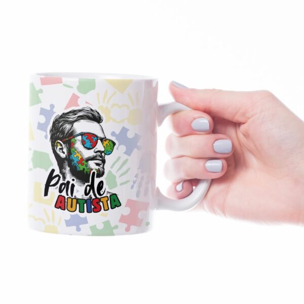 Caneca Cerâmica - Pai de Autista - Imagem 4