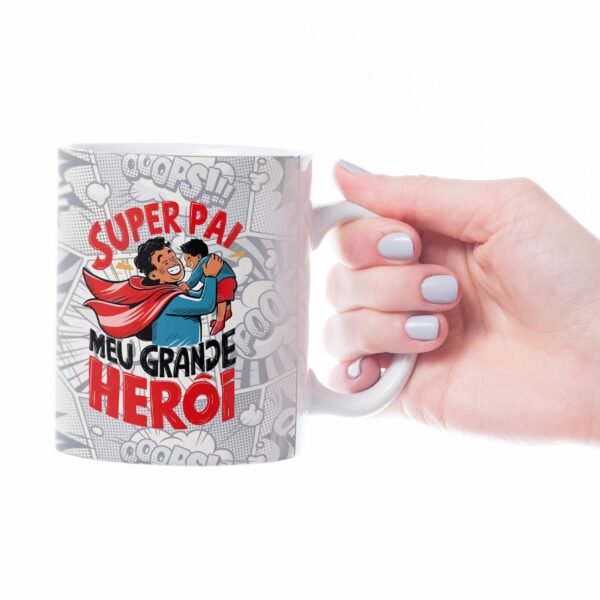 Caneca Cerâmica - Super Pai - Imagem 3