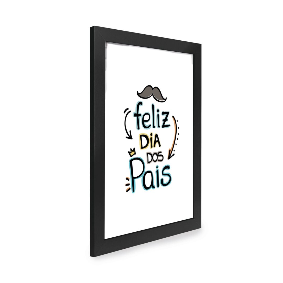 Quadro Decorativo 30x42cm - Feliz Dia dos Pais