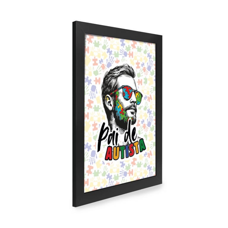 Quadro Decorativo 30x42cm – Pai de Autista