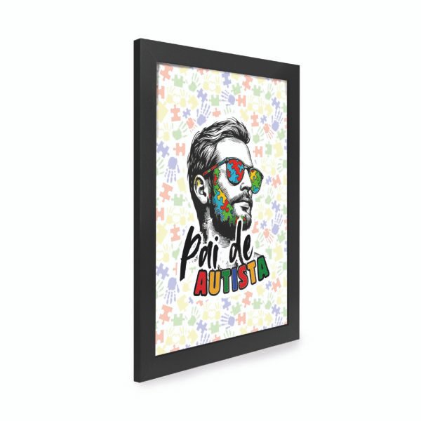 Quadro Decorativo 30x42cm - Pai de Autista - Imagem 2