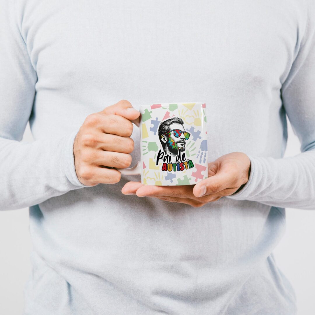 Kit Caderno, Bloco e Caneca - Pai de Autista