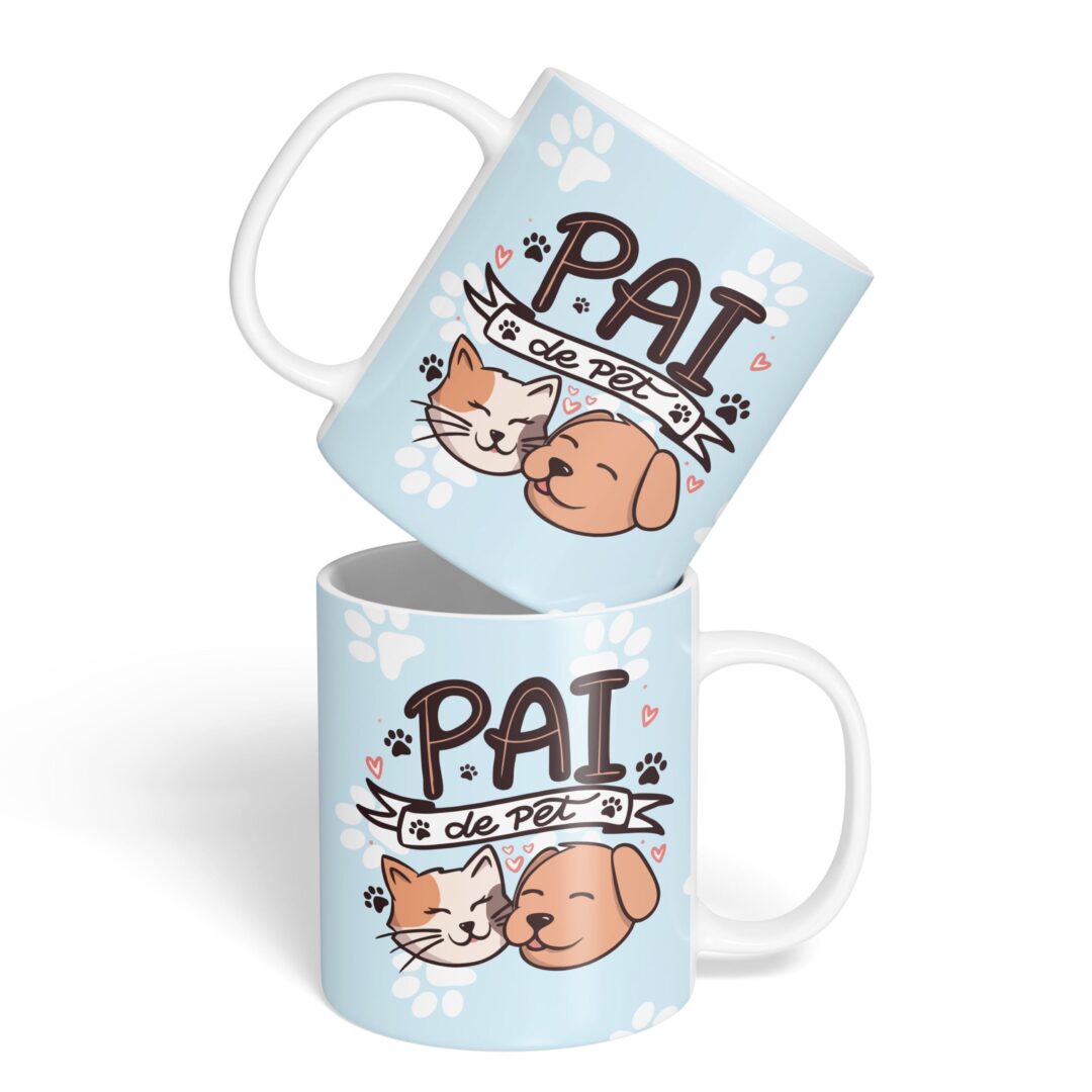 Kit Caderno, Bloco e Caneca - Pai de Pet