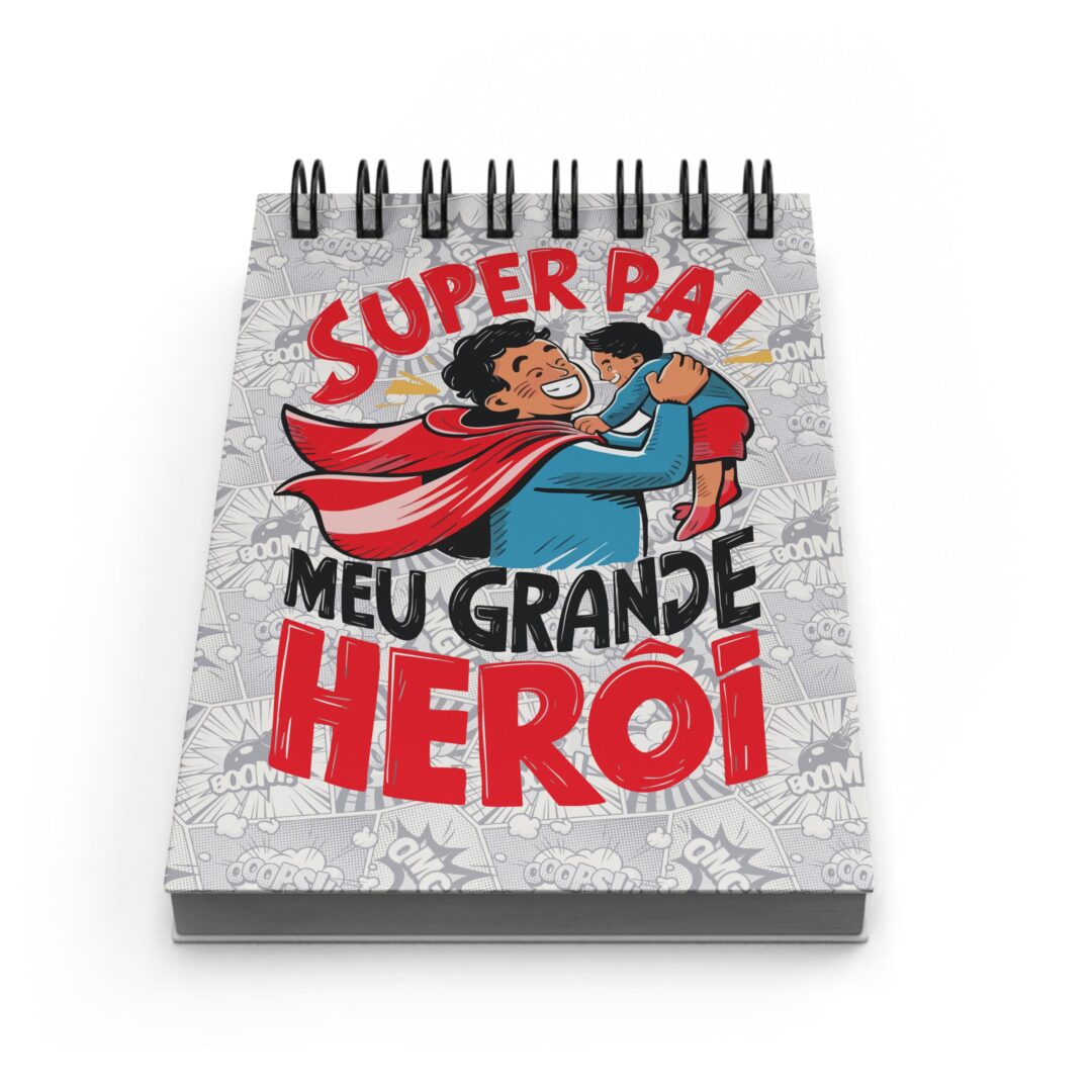 Kit Caderno, Bloco e Caneca - Super Pai