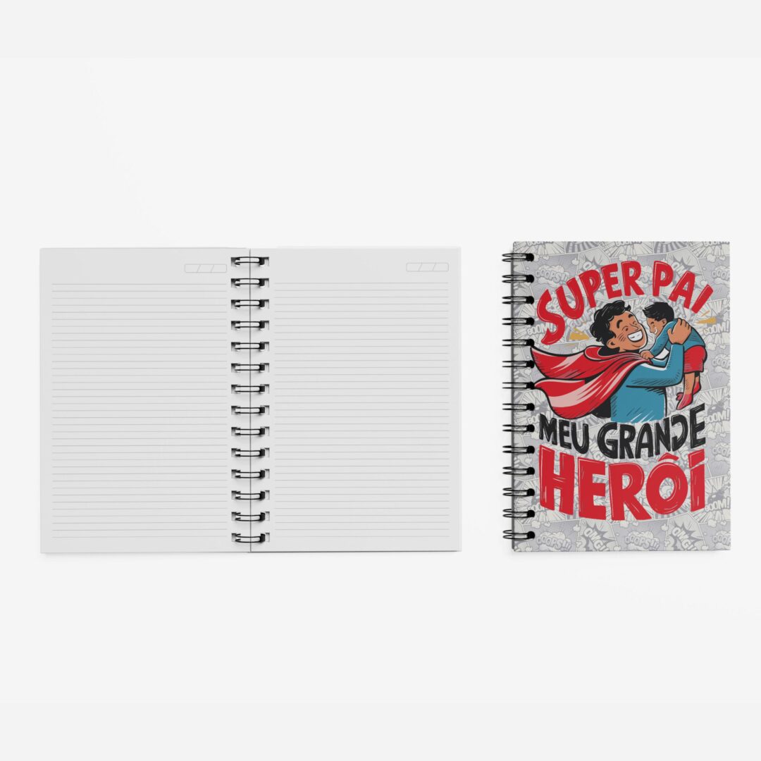Kit Caderno, Bloco e Caneca - Super Pai