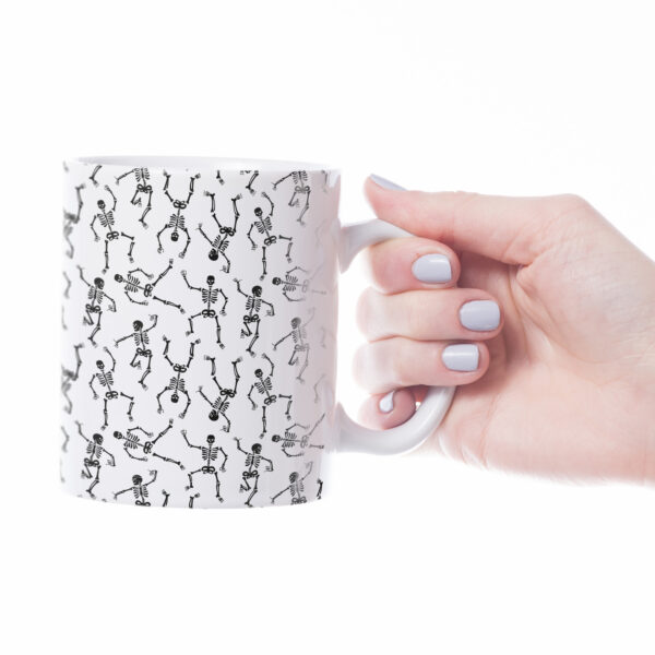 Caneca Cerâmica - Halloween - Esqueletos - Imagem 4