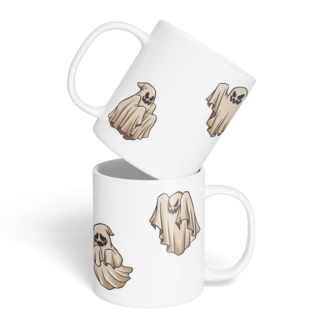 Caneca Cerâmica - Halloween - Fantasmas