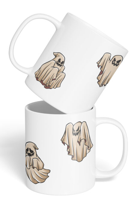 Caneca Cerâmica - Halloween - Fantasmas